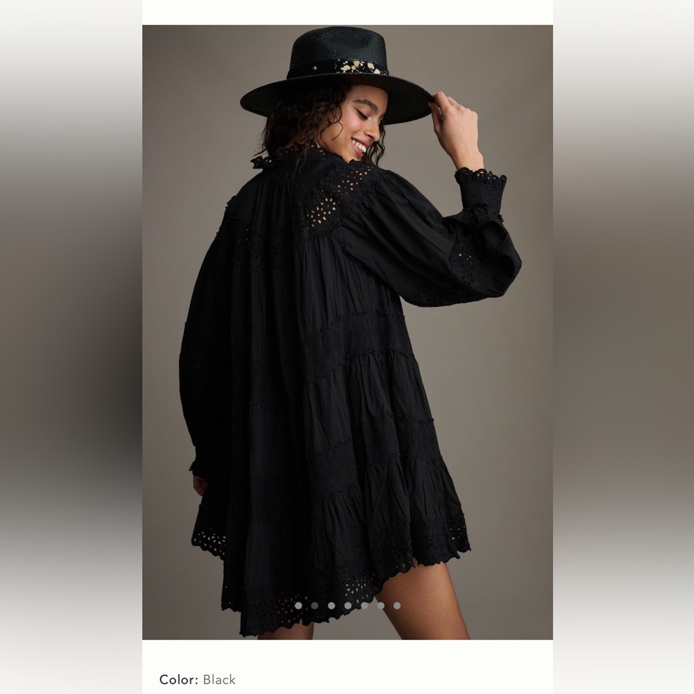 Maeve by Anthropologie long sleeve lace mini dress! XS new with tags! - Picture 2 of 4